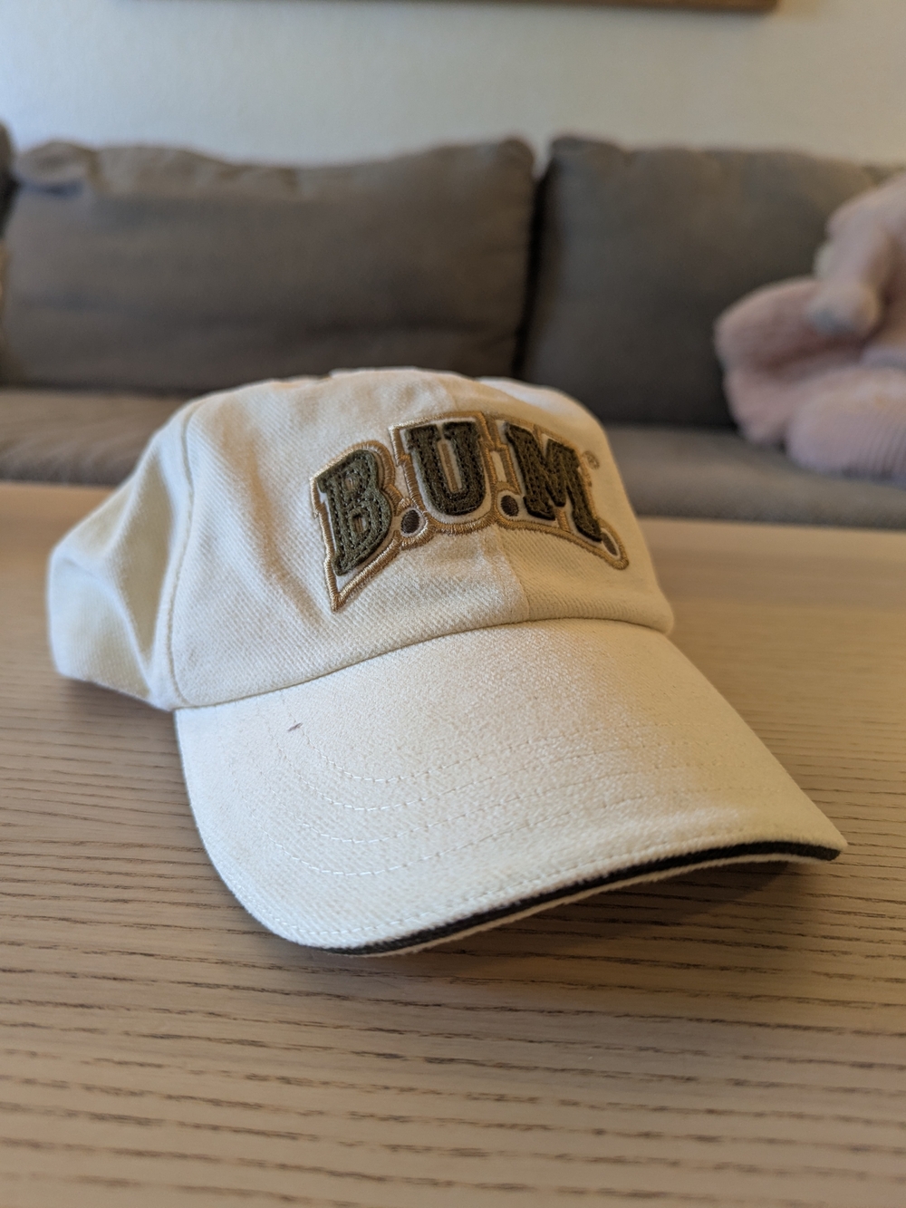 B.U.M. Women's Cream Baseball Cap